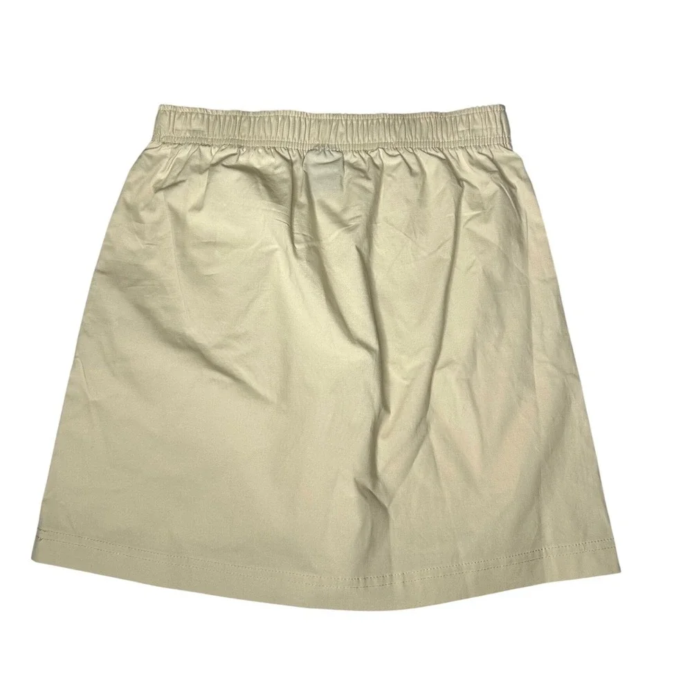 Converse Girls Light Dune Elastic Waist Skirt Tan Beige Size L 12-13Y